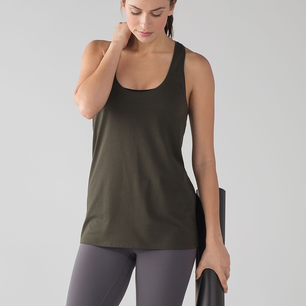 Lululemon Love Tank -olive green